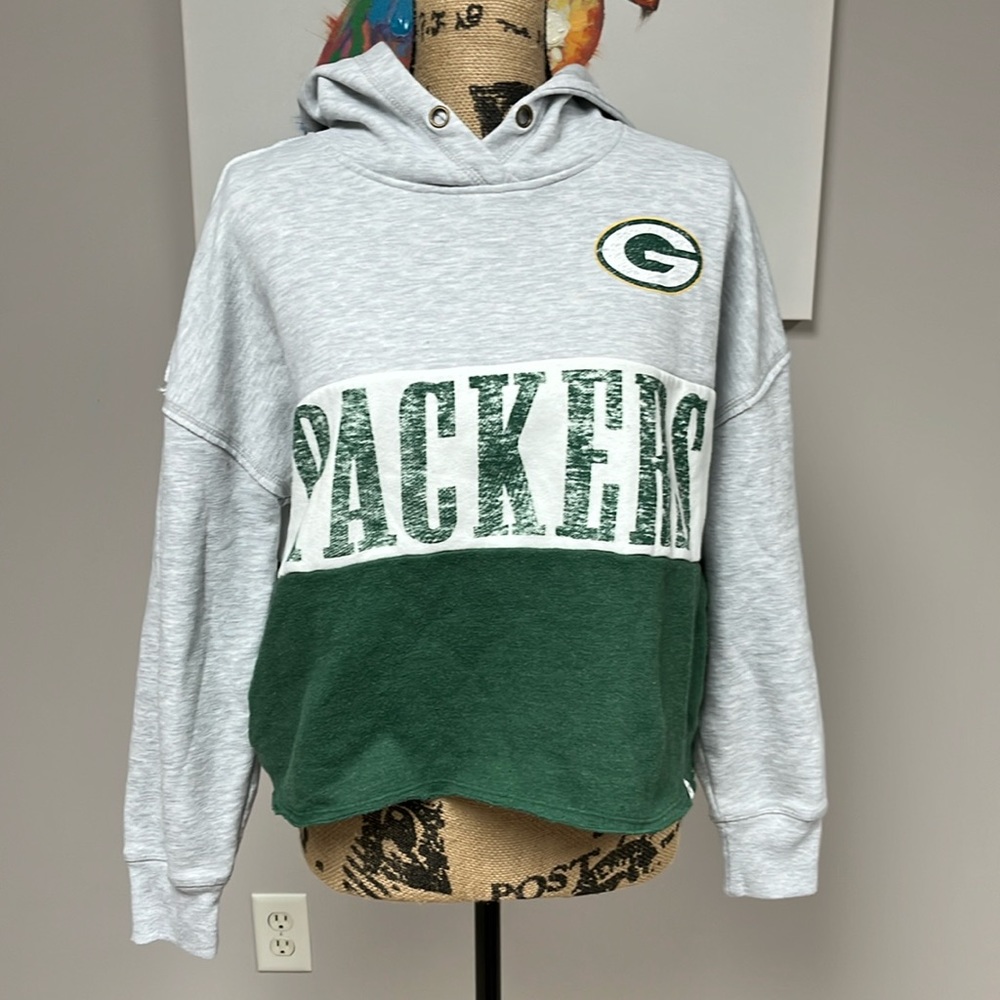 47’ brand distressed hoodie.  Size medium